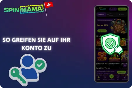 So erhalten Sie Zugriff auf Ihr Konto bei Spinmama login online